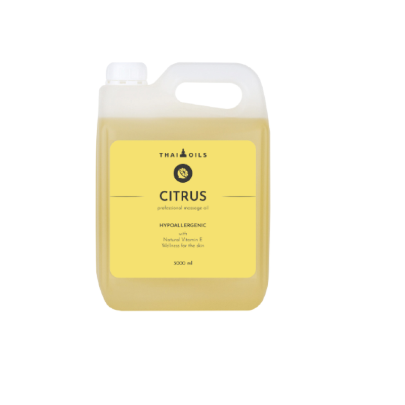 Масажна олія Thai Oils Citrus 3000 мл Масажна цитрусова олія Масажна олія Масажна олія тонізувальна