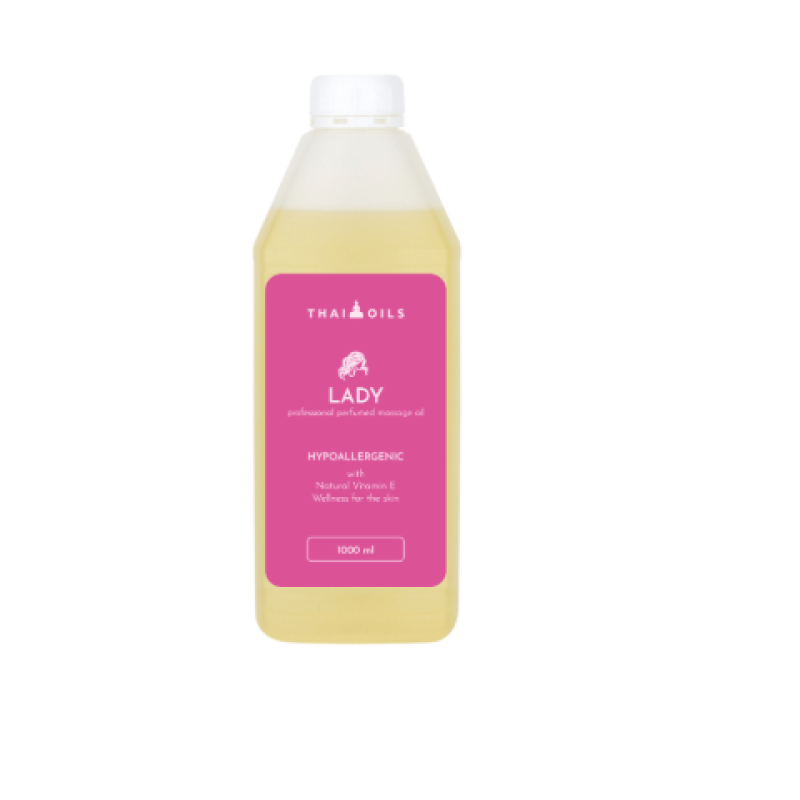 Массажное масло Thai Oils  Lady 1000 мл Ароматное парфюмированное массажное масло