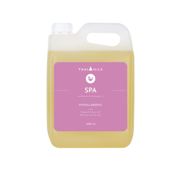 Масажне масло Thai Oils Spa 3000 мл Розігріваюче професійне масажне масло