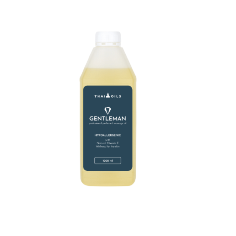 Масажна олія Thai Oils Gentleman 1000 мл Парфумована масажна олія для чоловічого масажу