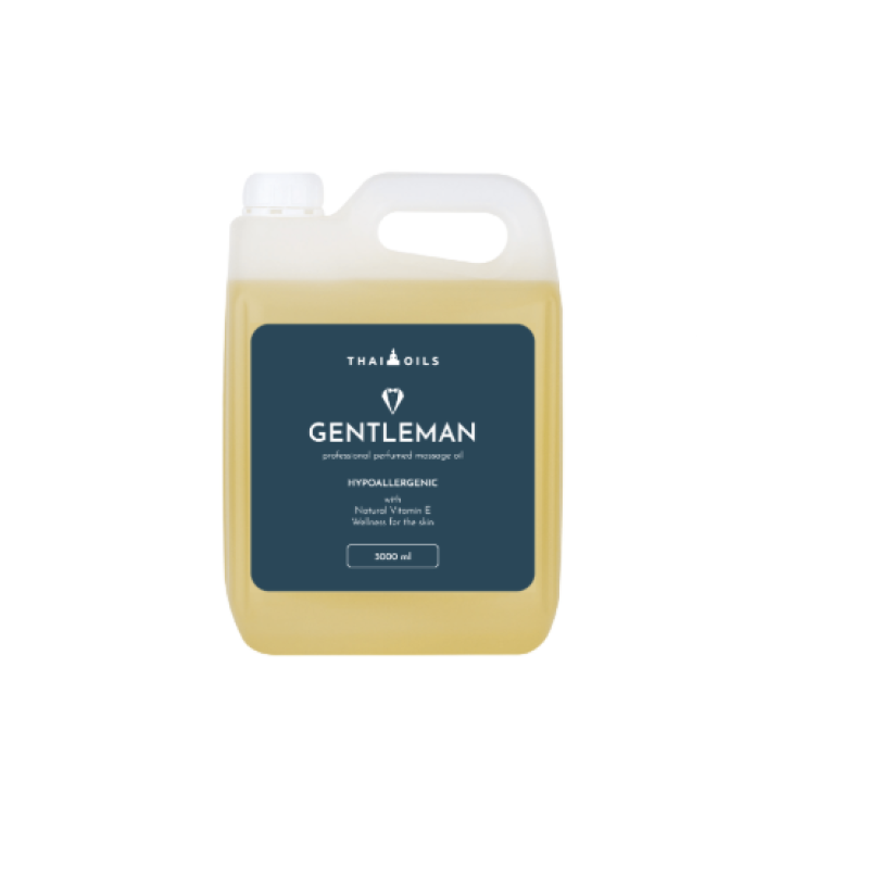 Масажна олія Thai Oils Gentleman 3000мл Масажна олія для тіла Професійна кокосова масажна олія