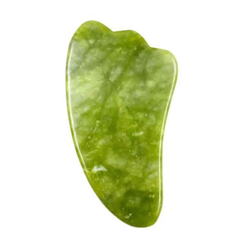 Скребок нефритовий Гуаша Жад Лапка Нефритовий масажер для шиї та обличчя