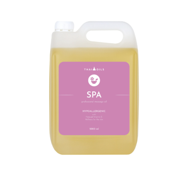 Масажна олія Thai Oils Spa 5000 мл Професійна масажна олія для всіх типів шкіри