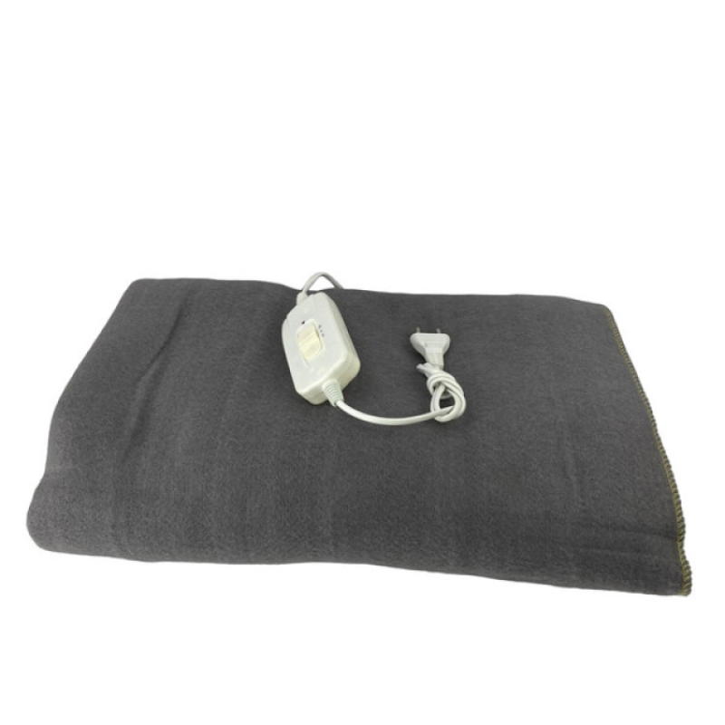 Простирадло з електропідігрівом Alfarid Синій/Сірий 120x155 см Електропростирадло 2 режими нагріву