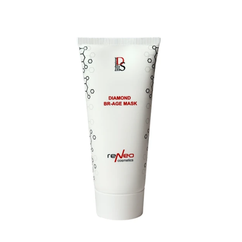 Сяюча маска з біоретинолом для освітлення та регенерації шкіри Derma Series Diamond BR-Age Mask 100 мл Професійна маска