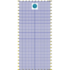 Постуральна карта для визначення порушень постави людини 2230х1080мм без люверсів