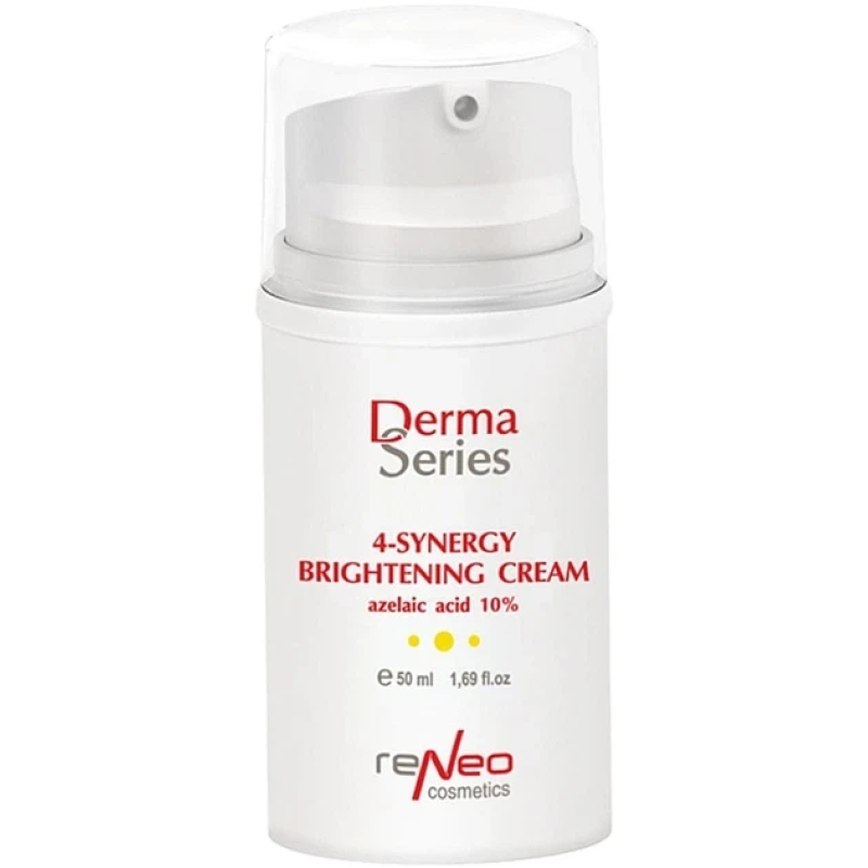 Освітлюючий крем з азелаїновою кислотою Derma Series 4 Synergy Brightening Cream Azelaic Acid 10% 50 мл Крем для вирівнювання тону