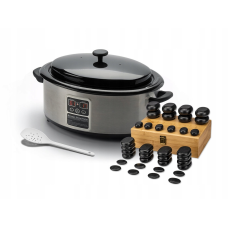 Набір базальтовий масажних каменів Habys 36 шт + підігрівач 6л Масажні камені з підігрівачем