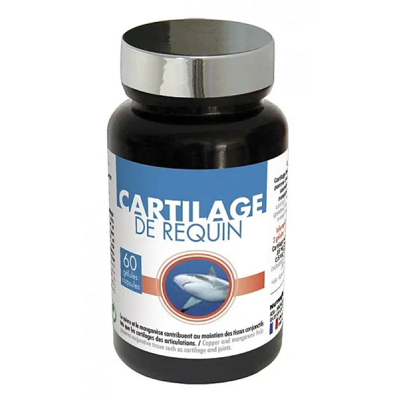 Комплекс Nutriexpert Акулячий хрящ /Cartilage de requin 60 капсул Комплекс для зміцнення хрящів і сухожиль