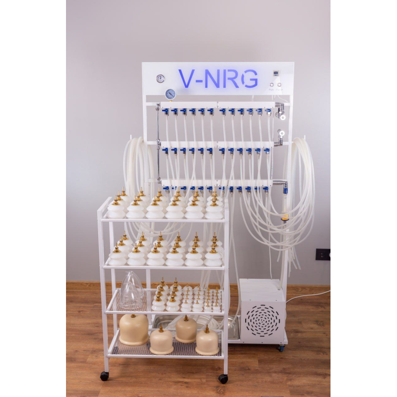 Апарат для вакуумного масажу V-NRG 36PRO на 36 банок Професійний апарат для вакуумного масажу