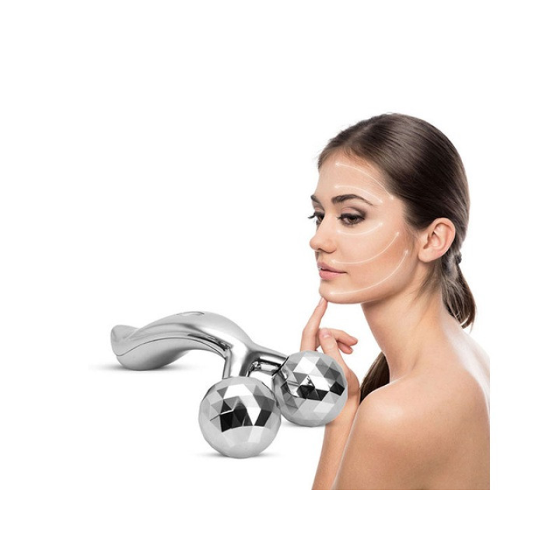 РУЧНИЙ МАСАЖЕР ДЛЯ ОБЛИЧЧЯ ТА ТІЛА З 3D ОБЕРТОВИМИ КУЛЯМИ